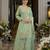 Tansu fern green embroidered cotton kurta sets
