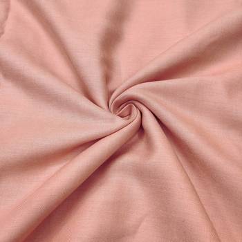 Women's peach jam cotton embroidered handwork unstitched dress material 4