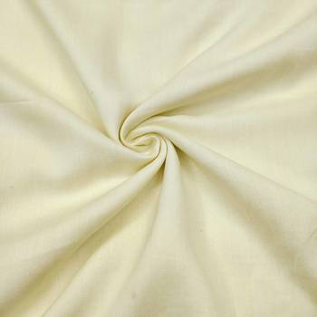 Women's cream organza embroidered handwork unstitched dress material 4