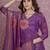 Malti orchid magenta embroidered blended kurta sets