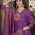 Malti orchid magenta embroidered blended kurta sets