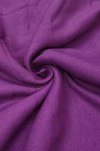 Women's purple banarasi cotton digital print & hand work unstitched dress material