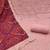 Women's peach premium roman cotton embroidered handwork unstitched dress material