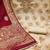 Women's beige chanderi embroidered handwork unstitched dress material