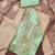 Women's mint  chanderi embroidered handwork unstitched dress material