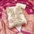 Women's cream  chanderi embroidered handwork unstitched dress material