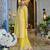 Farz sunshine light yellow embroidered chinon kurta sets