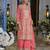 Farz  rose pink embroidered chinon kurta sets
