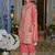 Farz  rose pink embroidered chinon kurta sets