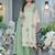 Kaynat fern green embroidered blended kurta sets