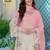 Kaynat soft pink embroidered blended kurta sets