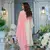 Kaynat soft pink embroidered blended kurta sets
