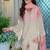Kaynat soft pink embroidered blended kurta sets