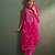 Ira rose pink embroidered art silk kurta sets