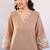 Purna coffee brown plain cotton kurta sets