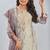 Rekha stone dark beige printed blended kurta sets