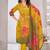 Malti marigold dark yellow embroidered blended kurta sets