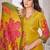 Malti marigold dark yellow embroidered blended kurta sets