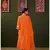 Ira tango orange embroidered blended kurta sets