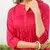 Nabha rose red embroidered cotton kurta sets