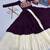 purple navratri kutchi embroidery work kurti with lehenga