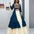 rama Navratri kutchi embroidery work kurti with lehenga