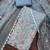 Women's blue viscose organza handwork unstitched dress material