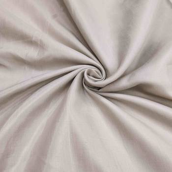 Women's cream viscose organza handwork unstitched dress material 4