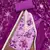 Women's purple banarasi cotton print handwork unstitched dress material