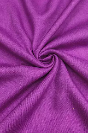 Women's purple banarasi cotton print handwork unstitched dress material