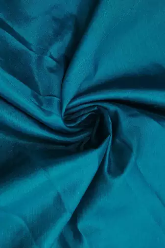 Women's teal organza print handwork unstitched dress material