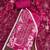 Women's magenta organza print handwork unstitched dress material