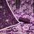 Women's purple organza print handwork unstitched dress material