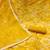 Women's yellow organza print handwork unstitched dress material