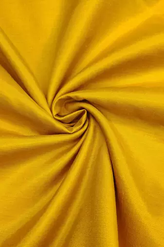 Women's yellow organza print handwork unstitched dress material