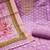 Women's lavender banarasi embroidered unstitched dress material