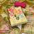 Women's yellow jam cotton print handwork unstitched dress material