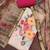 Women's beige jam cotton print handwork unstitched dress material