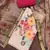 Women's beige jam cotton print handwork unstitched dress material