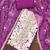 Women's off-white cambric cotton digital handwork unstitched dress material