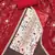 Women's off-white cambric cotton digital handwork unstitched dress material