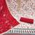 Women's off-white cambric cotton digital handwork unstitched dress material