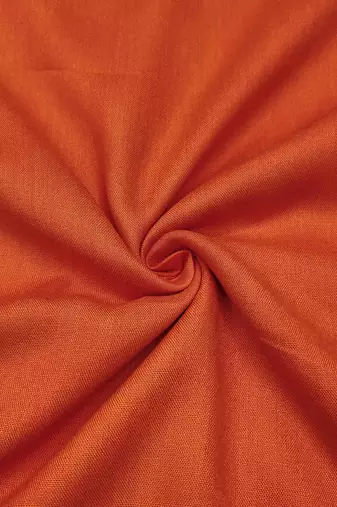 Women's off-white cotton embroidered unstitched dress material