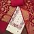Women's off-white cotton embroidered unstitched dress material
