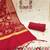 Women's off-white cotton embroidered unstitched dress material