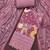 Women's mauvepremium roman cotton embroidered unstitched dress material