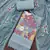 Women's greypremium roman cotton embroidered unstitched dress material