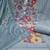 Women's greypremium roman cotton embroidered unstitched dress material