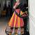 Rayon Bandhej Ajarakh Print Lehenga choli