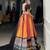 Rayon Bandhej Ajarakh Print Lehenga choli